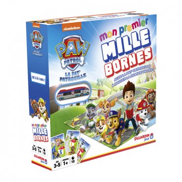 mon premier mille bornes pat patrouille boite de jeu 