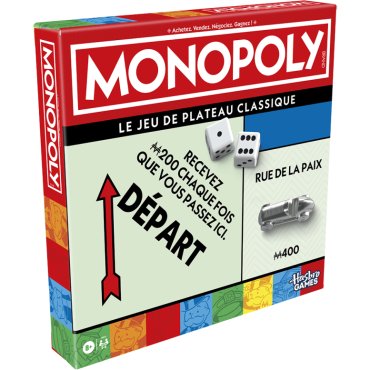 monopoly classique jeu hasbro boite de jeu 