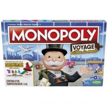 monopoly voyage autour du monde boite de jeu 
