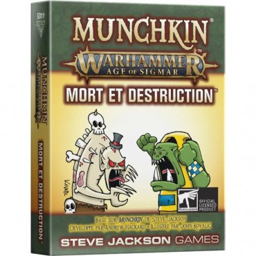 munchkin warhammer age of sigmar extension mort et destruction boite 