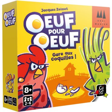 oeuf pour oeuf jeu drei magier boite de jeu 