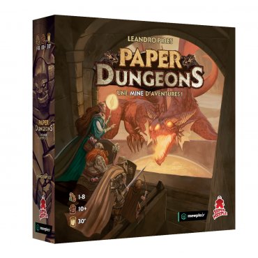 paper dungeons boite de jeu 