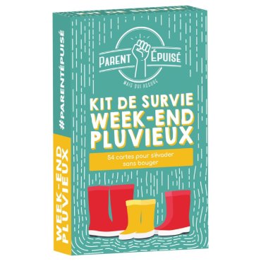 parent epuise kit de survie week end pluvieux boite de jeu 