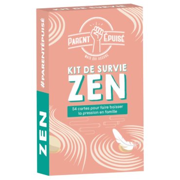 parent epuise kit de survie zen boite de jeu 