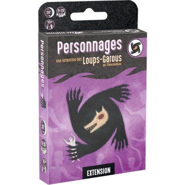 personnages extension loups garous de thiercelieux jeu zygomatic boite 