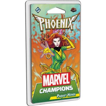phoenix paquet heros marvel champions jeu de cartes boite 