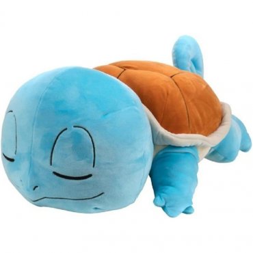 pokemon peluche 45 cm de long sleeping carapuce 