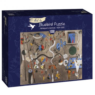 puzzle 1000 pieces bluebird miro carnaval arlequin 