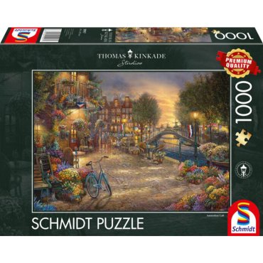 puzzle 1000 pieces kinkade amsterdam schmidt 59917 