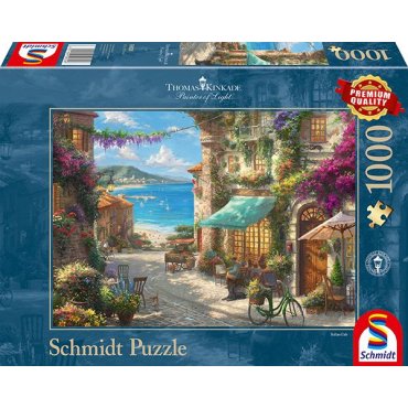 puzzle 1000 schmidt kinkade cafe sur la riviera italienne 