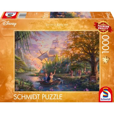 puzzle 1000 shmidt kinkade pocahantas 