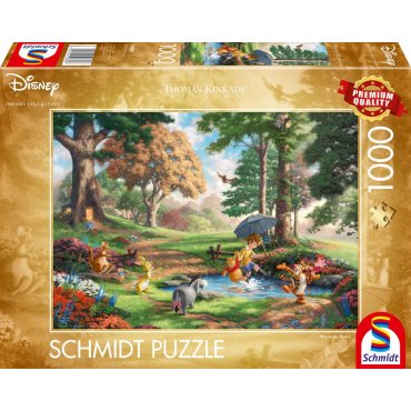 puzzle 1000 shmidt kinkade winnie l ourson 