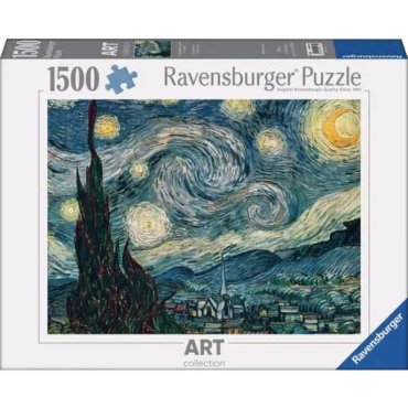 puzzle 1500 pices la nuit toile vincent van gogh boite de jeu 