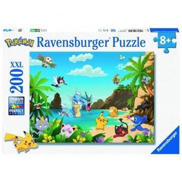puzzle 200 pieces ravensburger pokemon attrapez les tous 