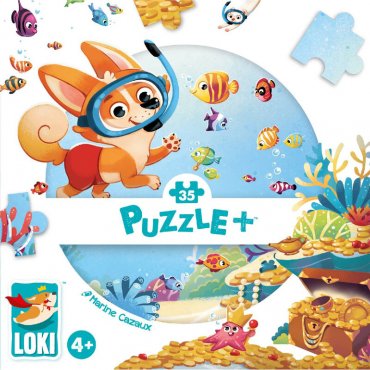 puzzle 35 pieces loki puzzle loki fait de la plongee boite de jeu 