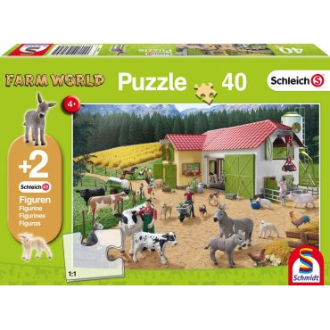 puzzle 40 schmidt une journee a la ferme 