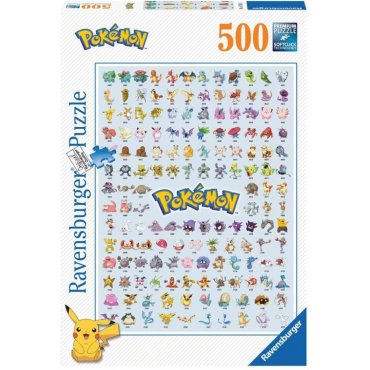 puzzle 500 pieces pokemon pokedex premiere generation 