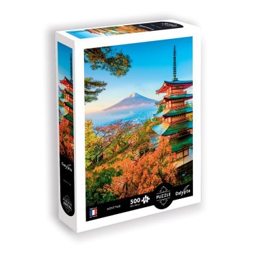 puzzle 500 pieces xl mont fuji sentosphere boite de jeu 