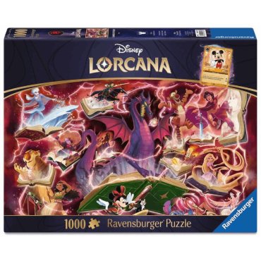 puzzle disney lorcana 1000 pieces  rubis   boite 