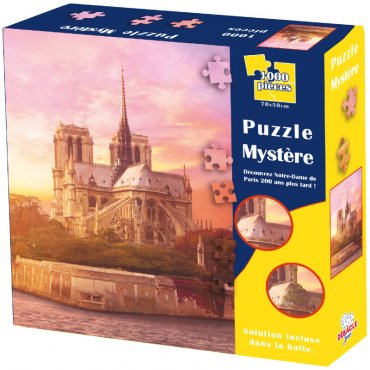 puzzle mystere 1 notre dame 200 ans plus tard boite de jeu 