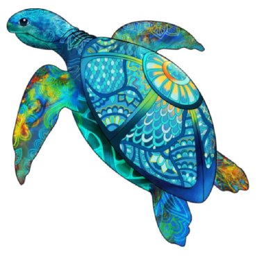 puzzle rainbowooden tortue modele 