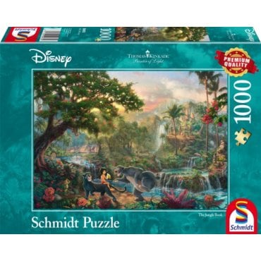 puzzle schmidt 1000 kinkade disney livre de la jungle 