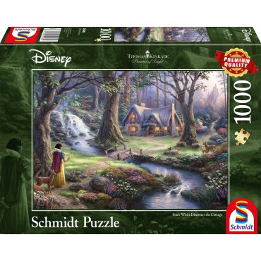 puzzle schmidt 1000 pieces disney kinkade blanche neige 