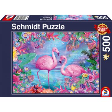 puzzle schmidt flamants roses 