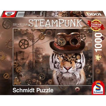 puzzle schmidt steampunk tigre 