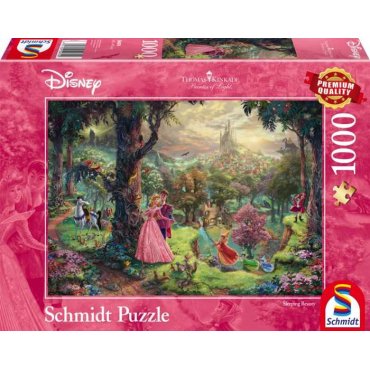 puzzle_1000_pieces_ _kinkade__disney_la_belle_au_bois_dormant 