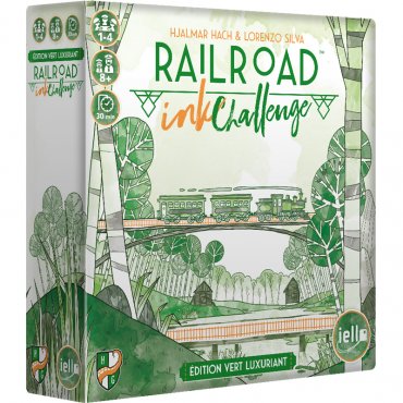 railroad ink challenge edition vert luxuriant jeu iello boite 