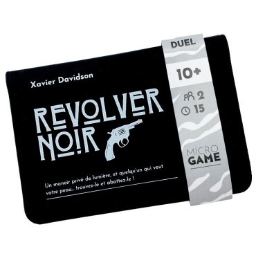 revolver noir jeu matagot boite de jeu 