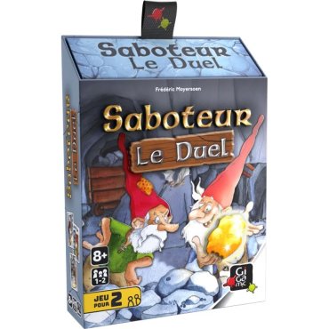 saboteur le duel jeu gigamic boite de jeu 