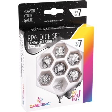 set de 7 des rpg candy like series blackberry gamegenic ggs50012ml 