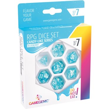 set de 7 des rpg candy like series blueberry gamegenic ggs50011ml 