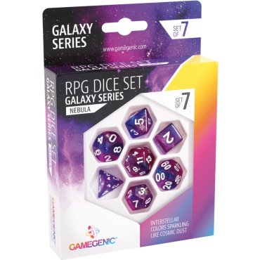 set de 7 des rpg galaxy series nebula gamegenic ggs50017ml 