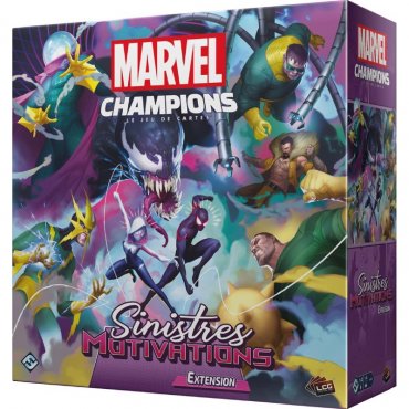 sinistres motivations extension marvel champions le jeu de cartes jeu ffg boite 