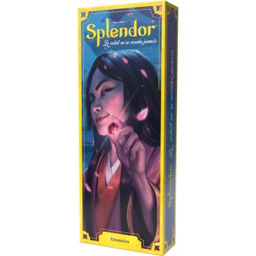 splendor extenstion le soleil ne se couche jamais jeu asmodee boite de jeu 