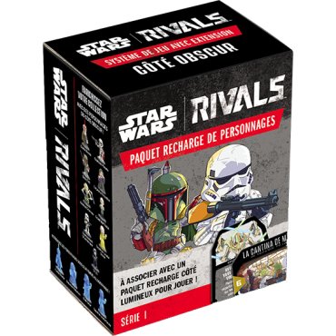 star wars rivals paquet recharge de personnages cote obscur serie1 jeu funko games boite de jeu 