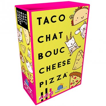 taco chat bouc cheese pizza jeu blue orange boite 