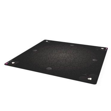 tapis de jeu noir fleurs pascal boucher 