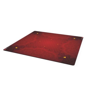 tapis de jeu rouge mandalas pascal boucher 