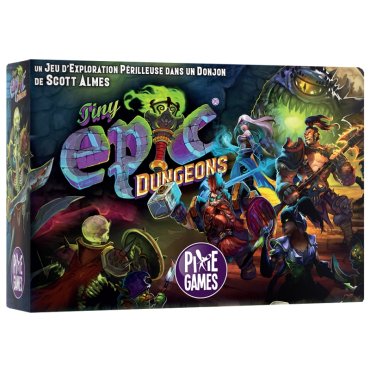 tiny epic dungeons jeu pixie games boite 