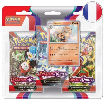 tripack pokemon arcanin ecarlate et violet fr 