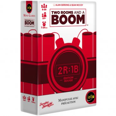 two rooms and a boom edition rouge jeu iello boite 