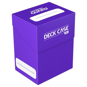 ugd010256 deck case 80 violet ultimate guard 