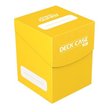 ugd010304 deck case 100 jaune ultimate guard 