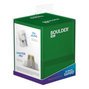 ugd010694 boulder deck case 100 emerald ultimate guard 4 