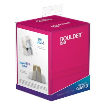 ugd010786 boulder deck case 100 rhodonite ultimate guard 4 