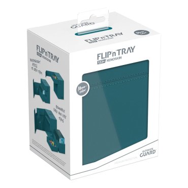ugd011390 flip n tray deck case 133 xenoskin bleu petrole ultimate guard 6 